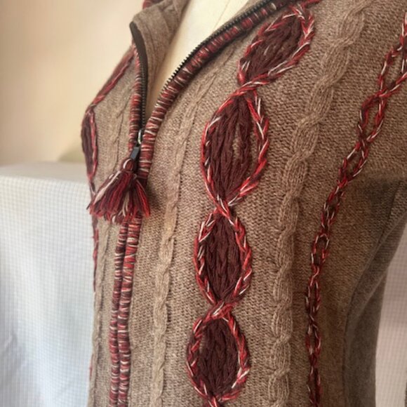 Vintage Free People Anthropologie Cardigan Sweater - Picture 6 of 12